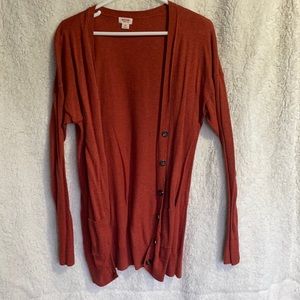 Burnt Orange cardigan